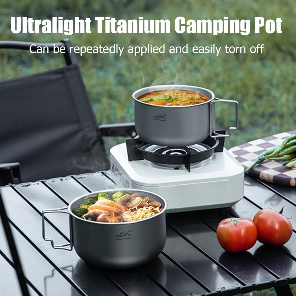 Ultralight Titanium Backpackin - Camping Cooking Kettle ulasan dan harga