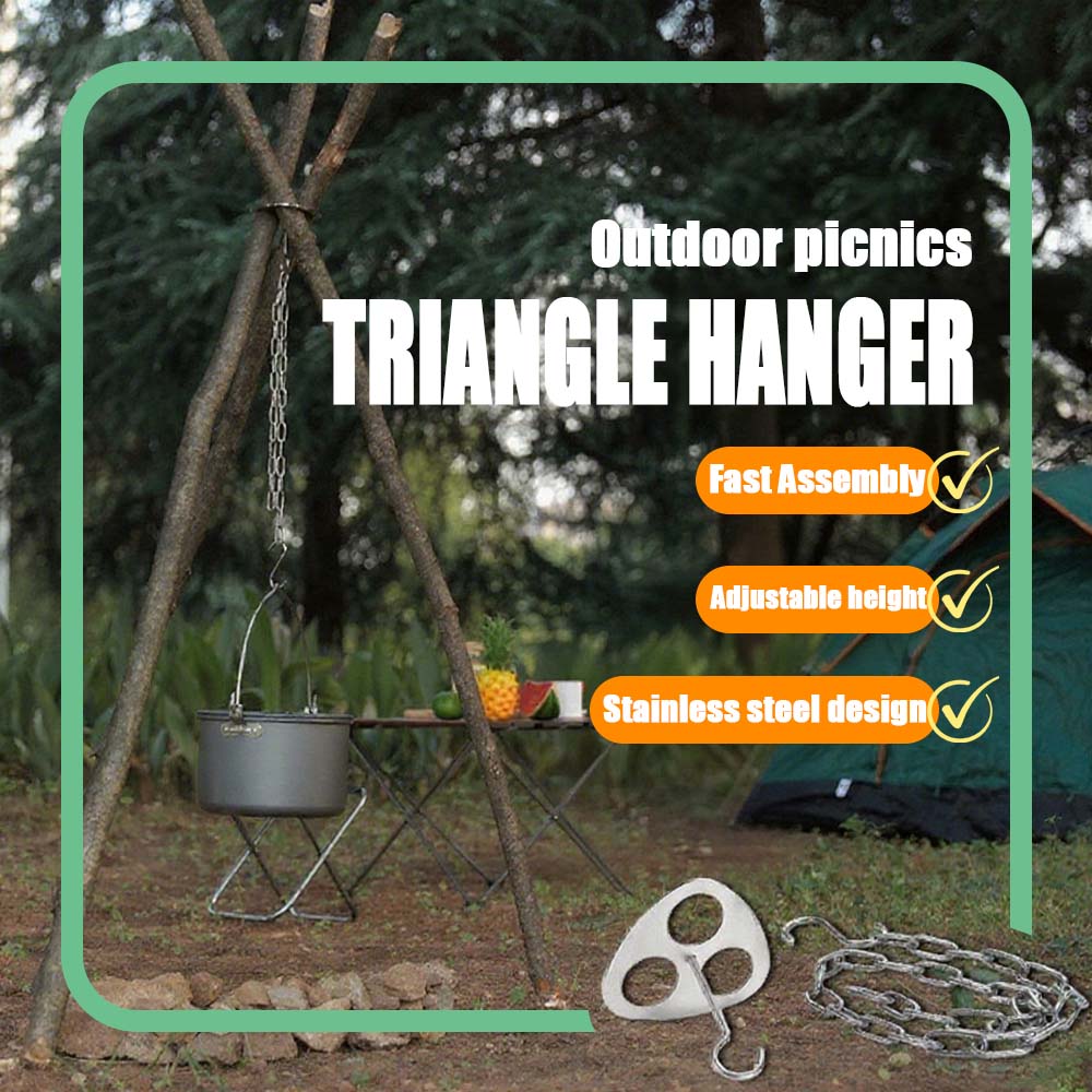 Portable Camping Tripod Rack – - Camping Cooking Pot Tripod ulasan dan harga