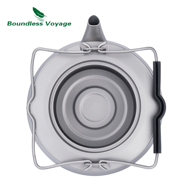 Boundless Voyage 800ml Titaniu - Camping Cooking Kettle ulasan dan harga