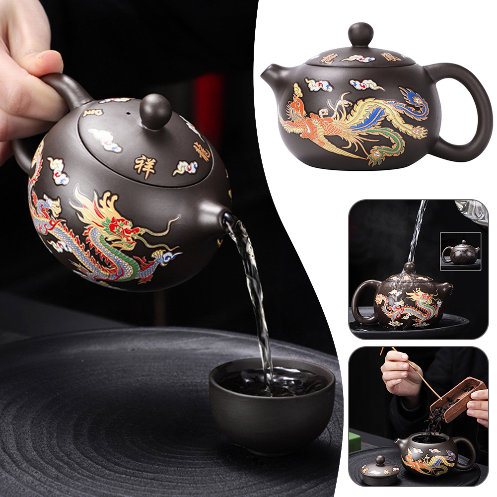 135-350ml Dragon Teapot Chines - Camping Cooking Kettle ulasan dan harga