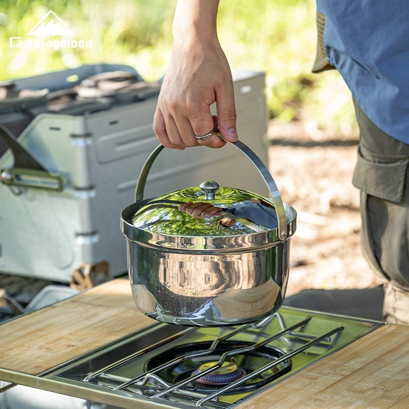 CAMPINGMOON CC-21 Stewed Rice  - Camping Cooking Kettle ulasan dan harga