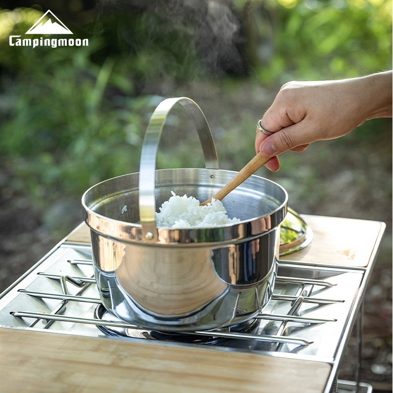 CAMPINGMOON CC-21 Stewed Rice  - Camping Cooking Kettle ulasan dan harga