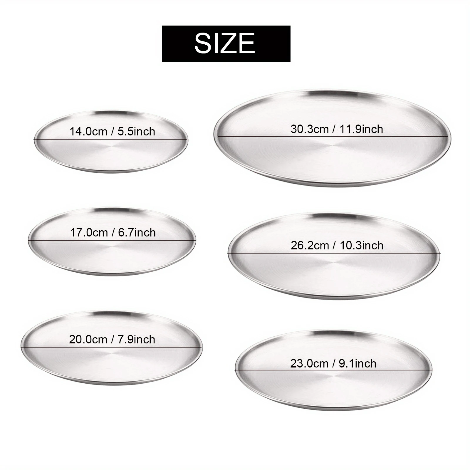 2Pcs Stainless Steels Round Si - Camping Cooking Dishes ulasan dan harga