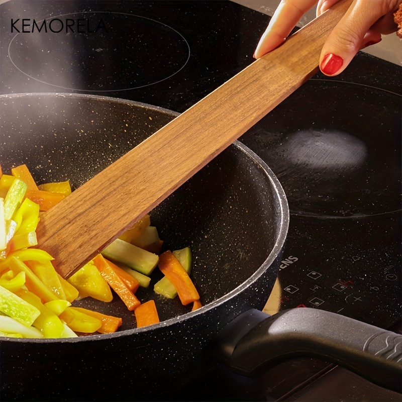 1PCS Teak Wood Tableware Spatu - Camping Cooking Windscreen ulasan dan harga