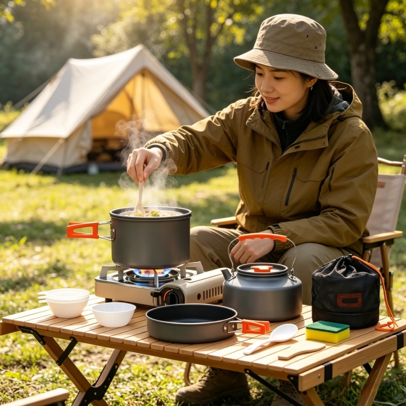 Camping Cookware Set Outdoor P - Camping Cooking Windscreen ulasan dan harga