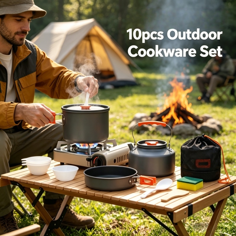 Camping Cookware Set Outdoor P - Camping Cooking Windscreen ulasan dan harga