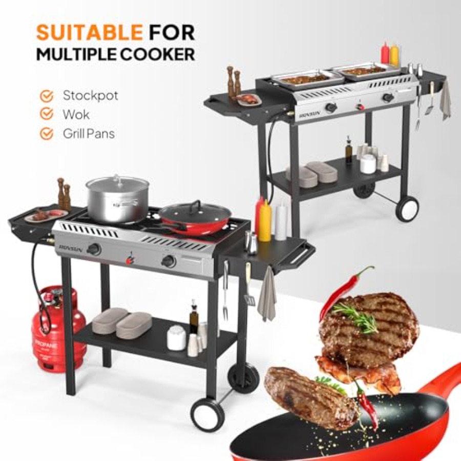 Backyard patio cooking: stainl - Camping Cooking Propane ulasan dan harga