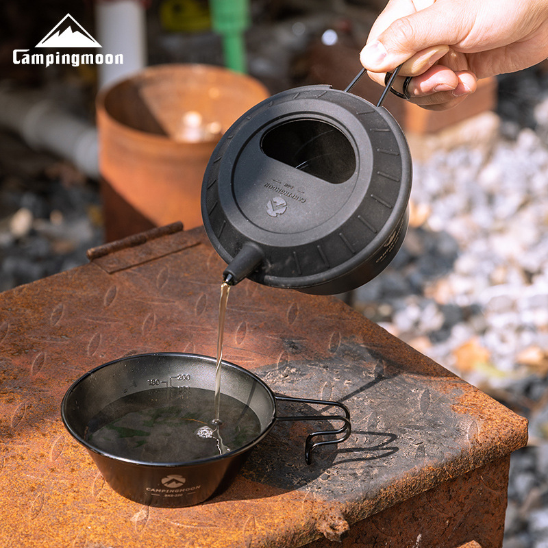 CAMPINGMOON S-GH-C Black Food  - Camping Cooking Dishes ulasan dan harga
