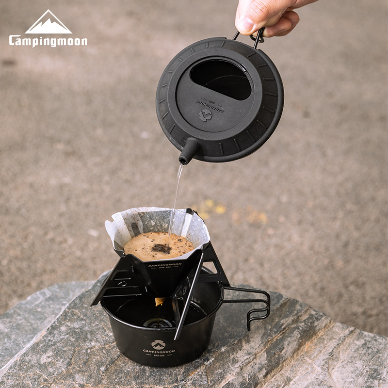 CAMPINGMOON S-GH-C Black Food  - Camping Cooking Dishes ulasan dan harga