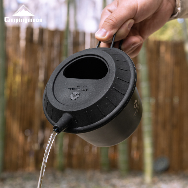CAMPINGMOON S-GH-C Black Food  - Camping Cooking Dishes ulasan dan harga