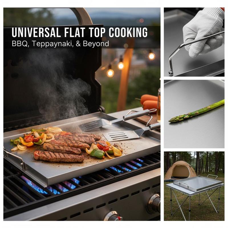 Flat Top Grill Plate 23x16 inc - Camping Cooking Flat Top ulasan dan harga