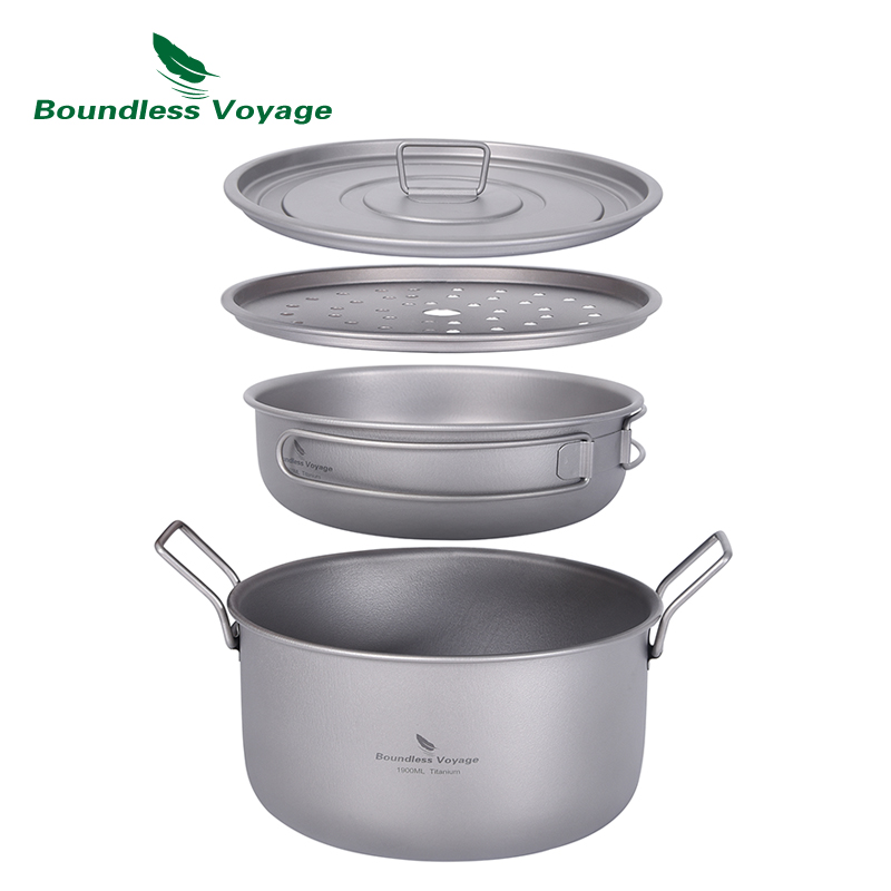 Boundless Voyage Camping Cooki - Camping Cooking Dishes ulasan dan harga